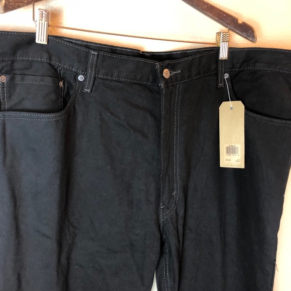 Levi’s || NWT Black Regular Waterless Jeans 46x29 - Picture 4 of 6